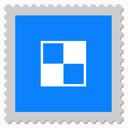 美味的Postage-stamps-style-social-media-icons