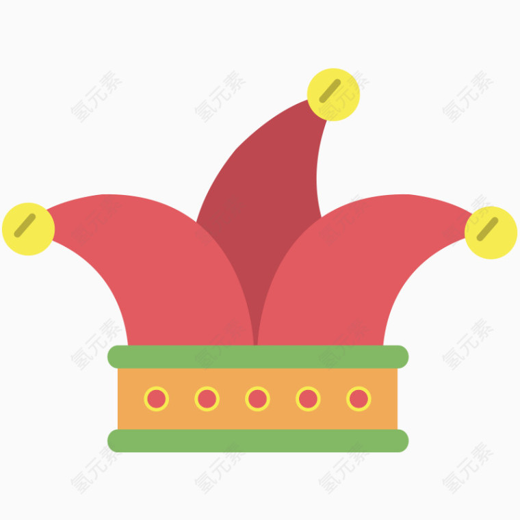 卡通聚会小丑帽子