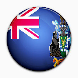 国旗的乔治亚州和的三明治岛屿world-flag-icons