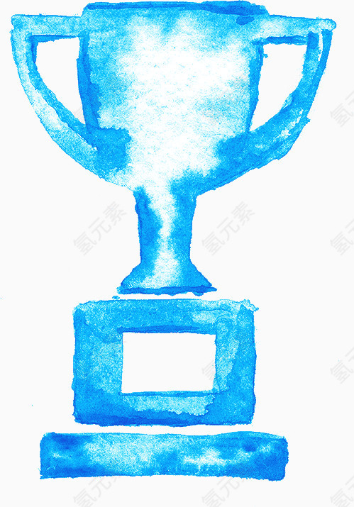 水彩冠军奖杯