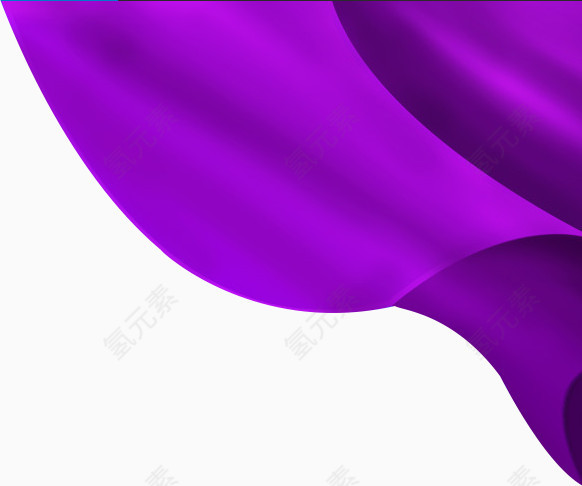 紫色卡通创意舞台帷幕