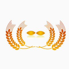 金黄色粮食图案