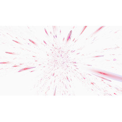 粉色溅射漂浮元素