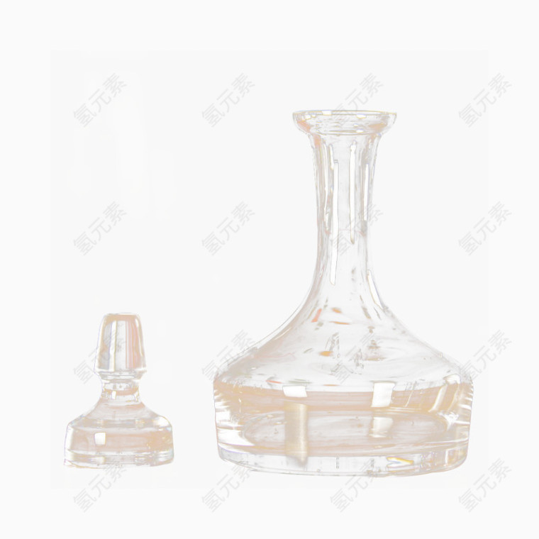 进口无铅手工醒酒器酒