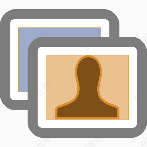 照片脸谱网的SVG图标