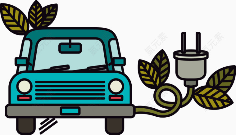 矢量环保汽车