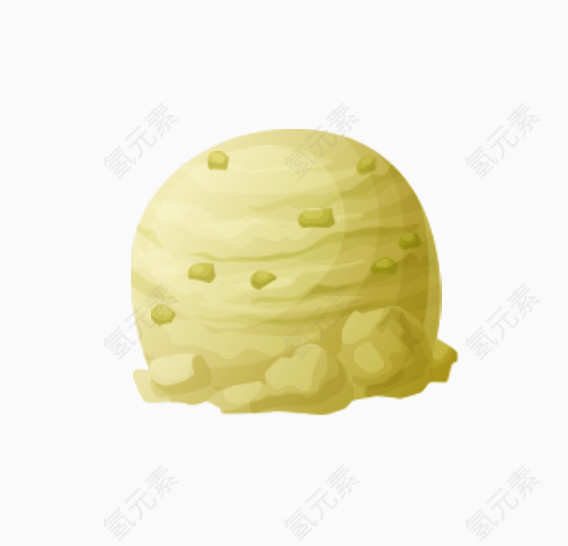 精美黄色圆形甜美蛋糕