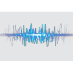 声音频率波动光线背景