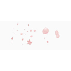 漂浮樱花花瓣