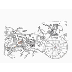 古代皇帝驾车亲征