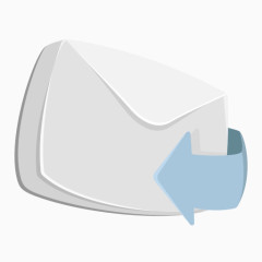 箭头电子邮件信封前进信邮件回复komiko