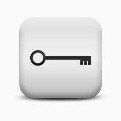 不光滑的白色的广场图标业务关键商业偶像