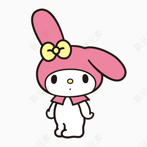 卡通精美红色小兔子