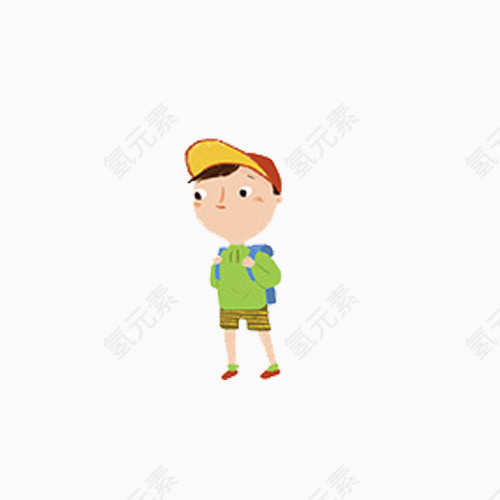 简约小清新可爱小学生