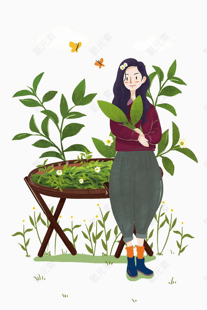 卡通美女