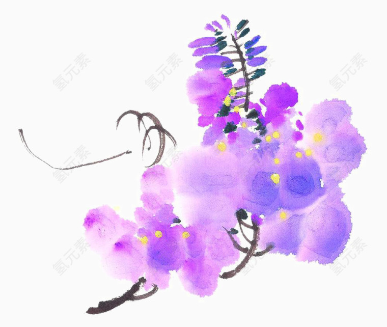 彩墨画