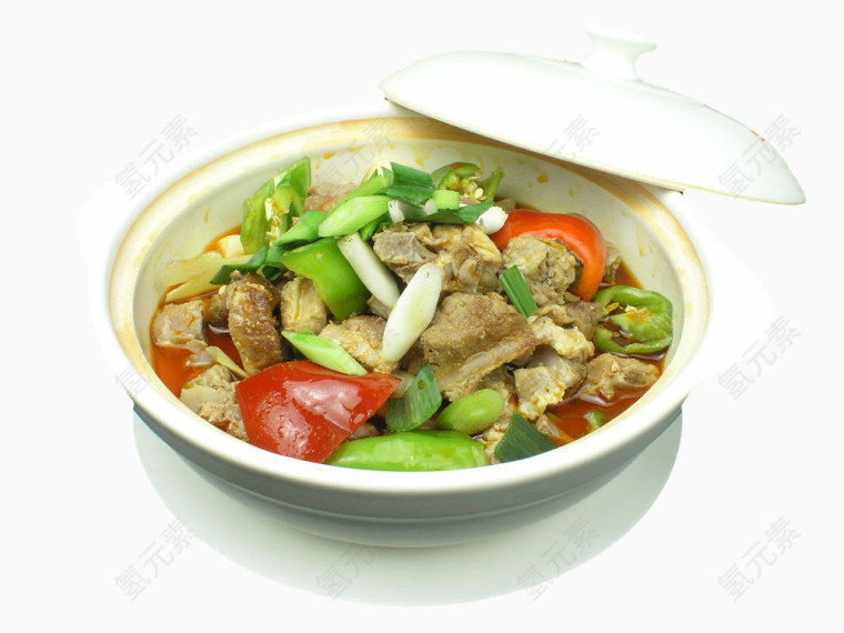 啤酒排骨煲图片素材