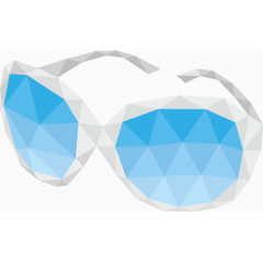 卡通立体剪影沙滩遮阳墨镜