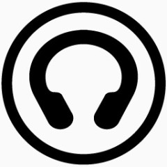 声音地铁车站的黑色图标