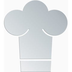 矢量立体厨师帽