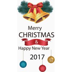 矢量手绘圣诞铃铛