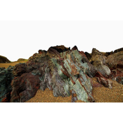 纽伯勒海滩的石头五