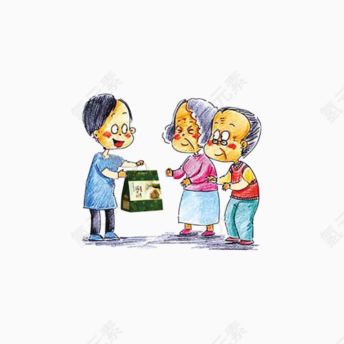 端午节送礼卡通人物