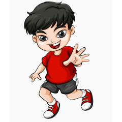 卡通手绘男孩