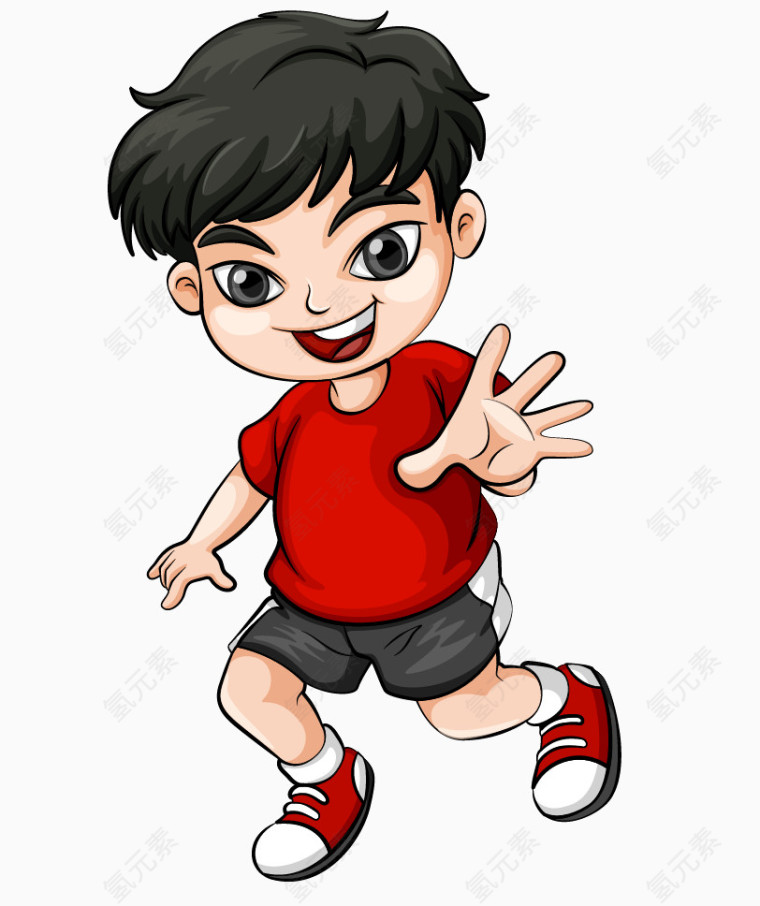 卡通手绘男孩