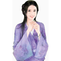 手绘古风图片素描