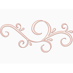 装饰元素花纹PNG素材