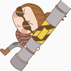 偷窥卡通人物图标元素