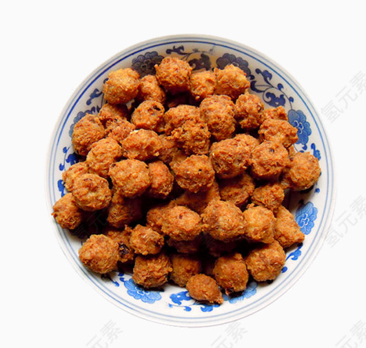 免抠素材炸丸子图片
