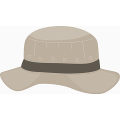 时尚帽子设计矢量图