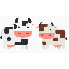 奶牛PNG矢量素材