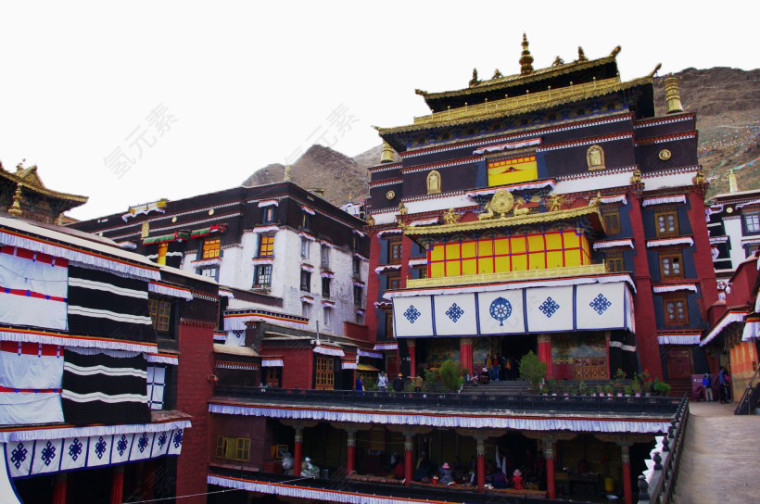西藏扎什伦布寺风景图片7