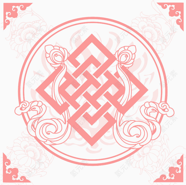 中国风图案边框