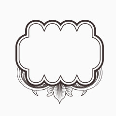 复古线条花纹边框