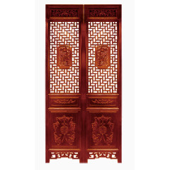 中国风古典木框窗框门框边