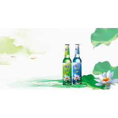 产品实物白莲花露水