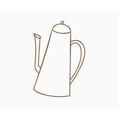 简约线条水壶