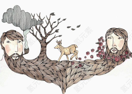 两个男人的幻想世界