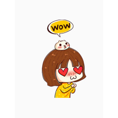 眼冒爱心的姑凉