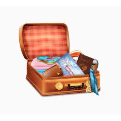 手绘卡通行李箱