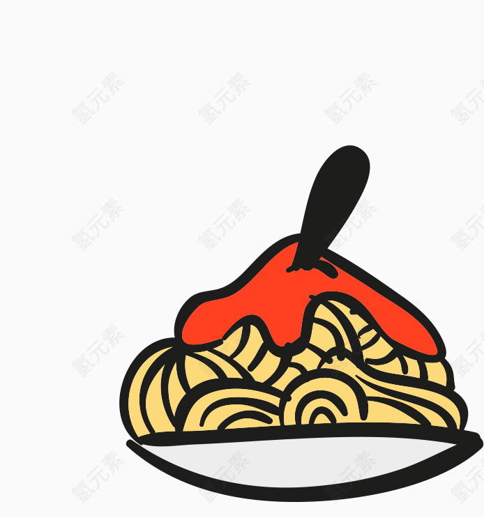 手绘食物 美食
