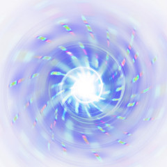 蓝色漩涡发光效果