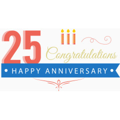 周年纪念标签矢量图