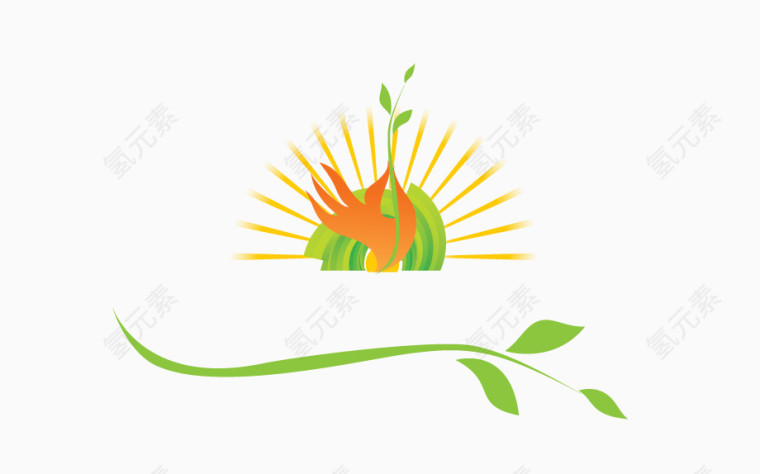 植物花卉公司logo