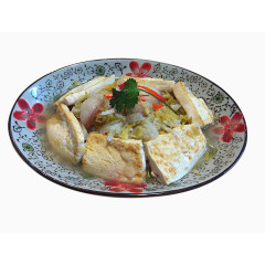 酸菜白肉炖豆腐