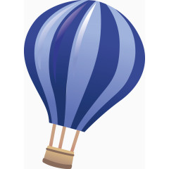 彩色热气球高清png